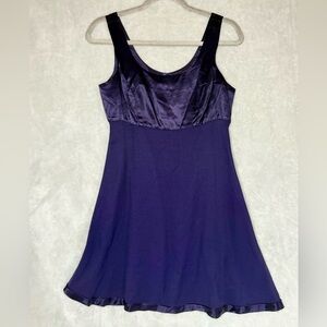 Vintage Purple Mini Dress